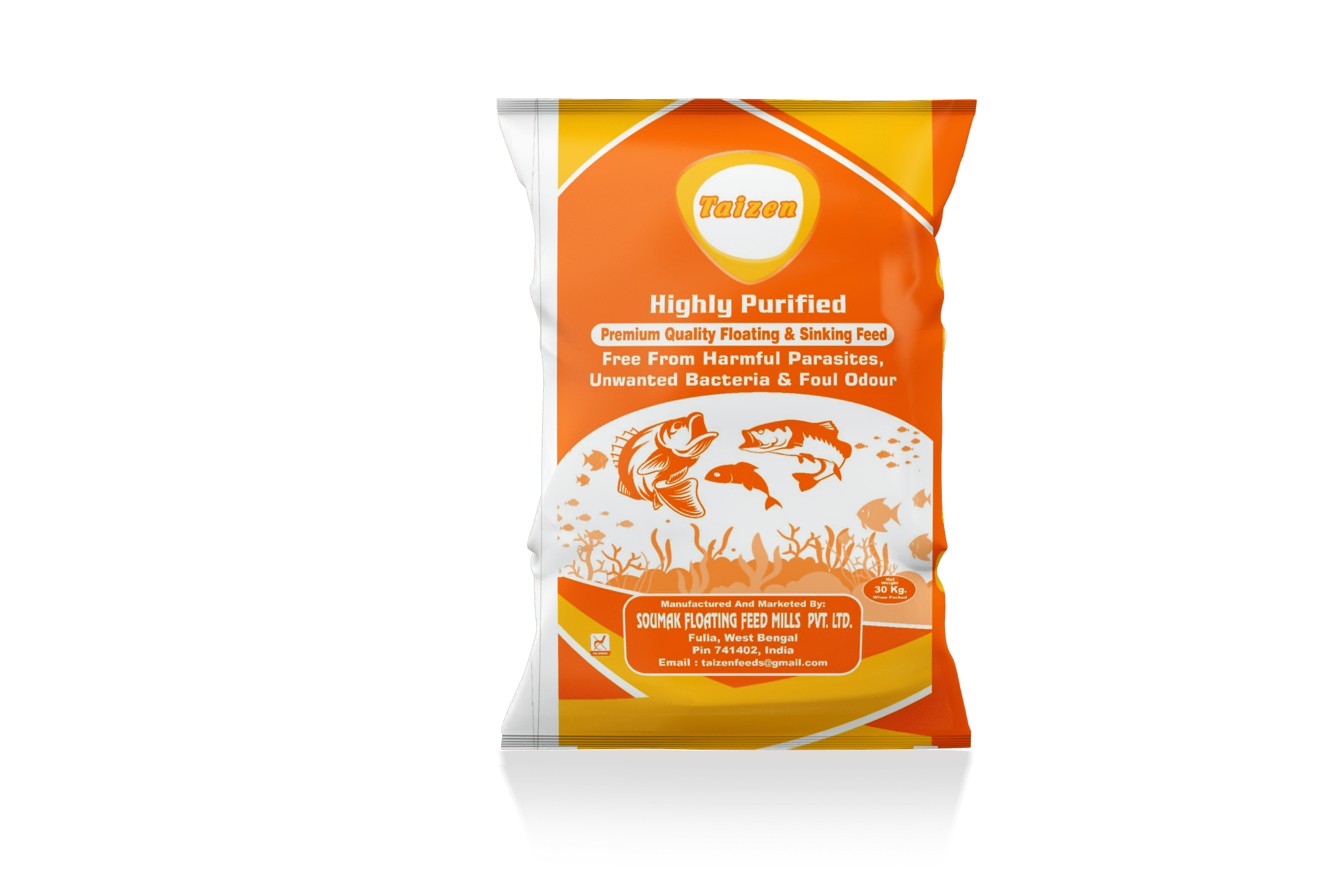 Taizen Premium Floating Fish Feed – 24% Protein (3mm & 4mm Pellets)