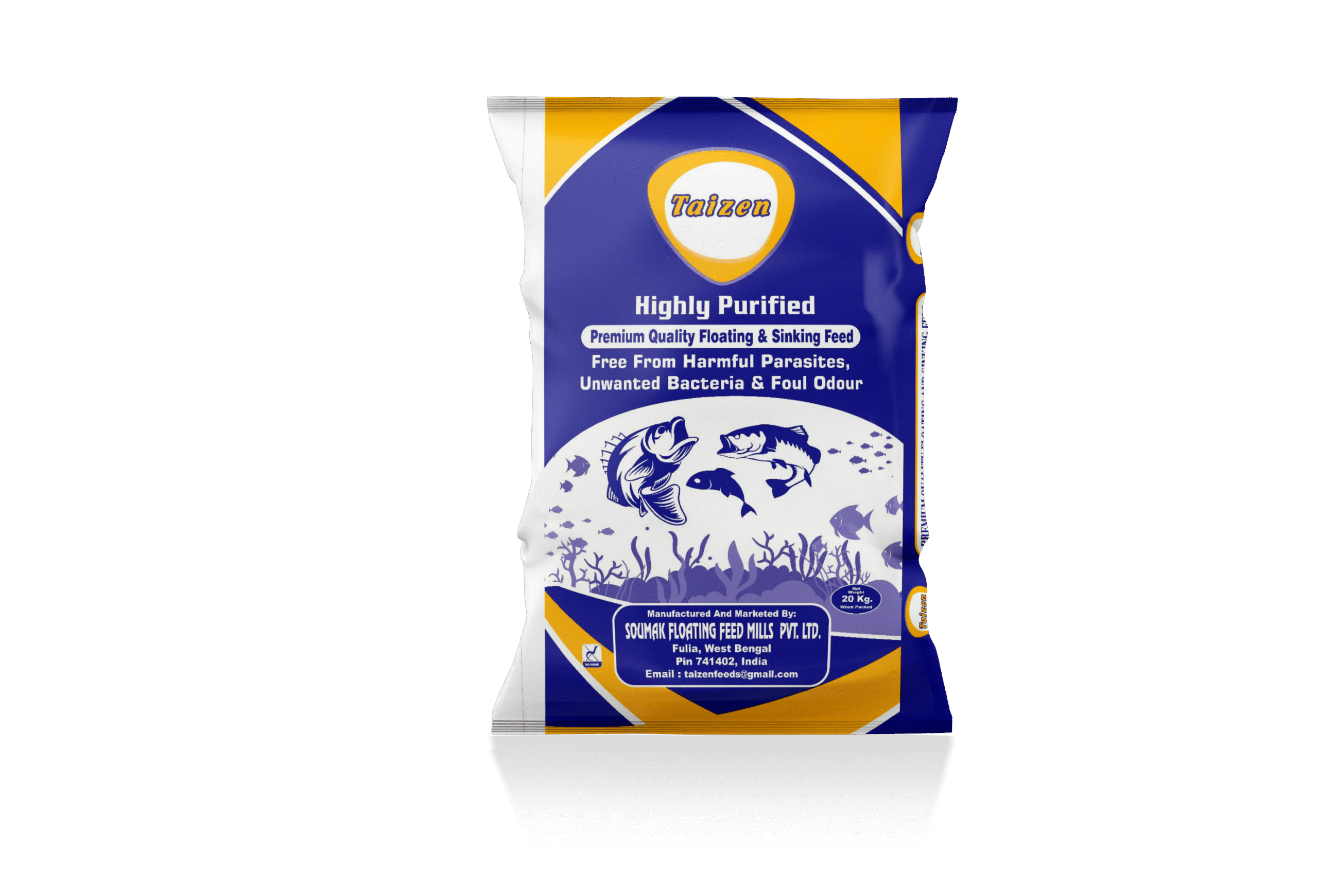 Taizen Premium Floating Fish Feed – 28% Protein (3mm & 4mm Pellets)